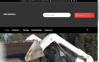Mpe Rentals website