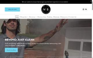 Wet Boys Power Washing LLC of Fairmont website