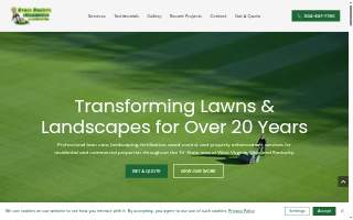 GrassBusters Lawn Care & Landscaping website