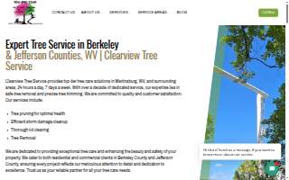 Clearview Tree Service website