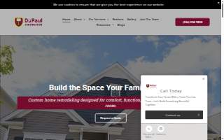 DuPaul Construction website
