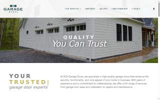 HCH Garage Doors website