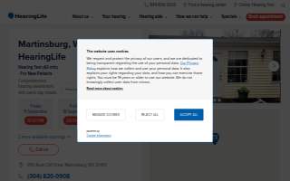 HearingLife of Martinsburg WV website
