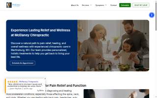 McElaney Chiropractic website