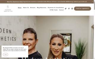 Modern Aesthetics website