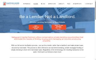 Safeguard Capital Partners website