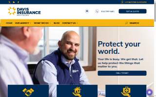 Davis Insurance Advisors website