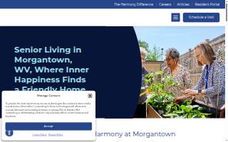 Harmony at Morgantown website