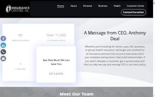 Insurance Centers Inc. website