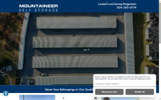 Mountaineer Self Storage website