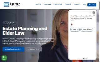 Seamon Law Offices PLLC website