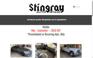 Stingray Auto Detailing website