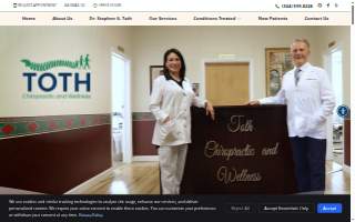Toth Chiropractic and Wellness website
