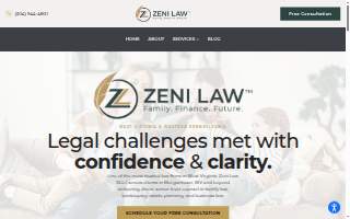 Zeni Law PLLC website