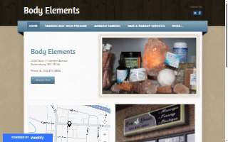Body Elements website