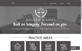 Golden & Amos PLLC of Parkersburg website