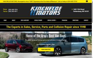 Kincheloe Motors Collision Repair Center website