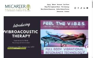 McCarter Health Center website