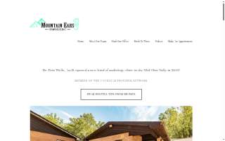 Mountain Ears Hearing Clinic website