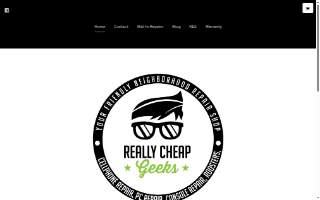 Really Cheap Geeks of Parkersburg website