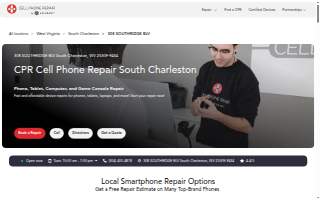 CPR Cell Phone Repair of South Charleston website