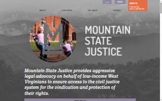 Mountain State Justice Inc website