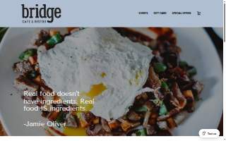 Bridge Cafe & Bistro website