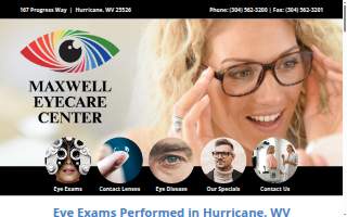 Maxwell EyeCare Center website