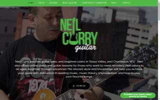 Neil Curry Guitar lessons website