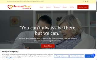 Personal-Touch Home Care website