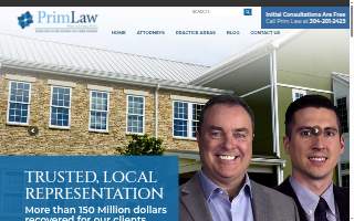Prim Law Firm, PLLC website