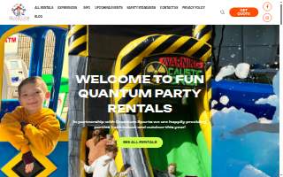 Quantum Party Rentals of Teays Valley website