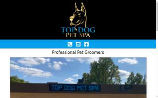 Top Dog Pet Spa website