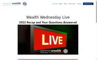 Commonwealth Financial Services website