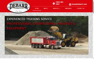 DeBarr Trucking Co Inc website