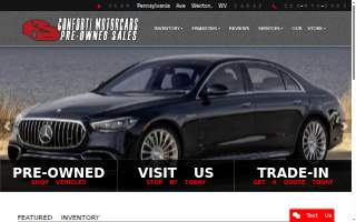 Conforti Motorcars Pre-Owned Sales website