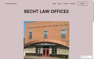 Recht Law Offices website