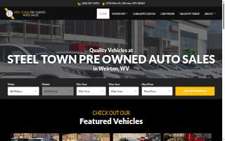 Steel Town Auto Sales website