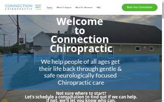 Connection Chiropractic PLLC website