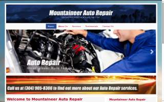 Mountaineer Auto Repair website