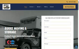 Burke Moving & Storage website