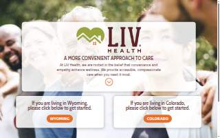 LIV Health website