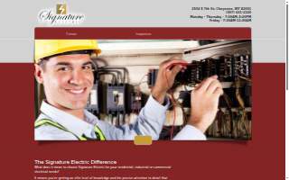 Signature Electric Inc. website