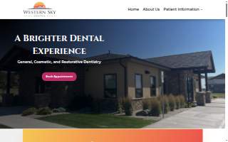 Western Sky Dental website