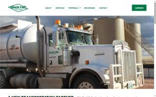 Black Hills Trucking website