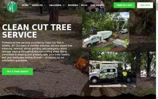 Clean Cut Tree Service website
