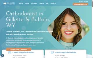 Cometti Orthodontics website