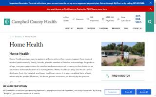 Home & Care Gillette website