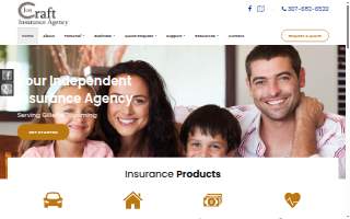Jon Craft Insurance Agency website