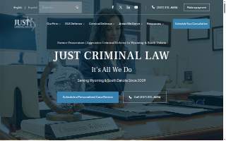 Just Criminal Law website